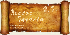 Nestor Tarailo vizit kartica